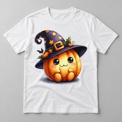 Witchy Pumpkin Cutie tee in White