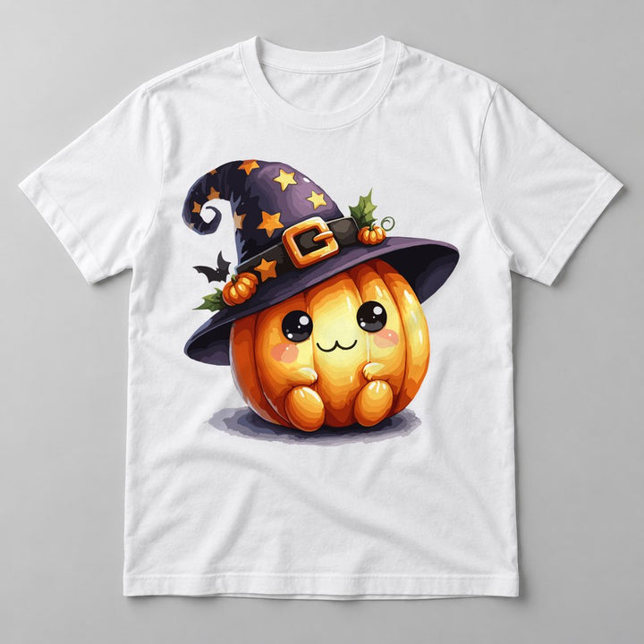 Witchy Pumpkin Cutie tee in White