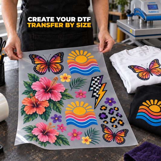 Transferencias DTF por Tamaño